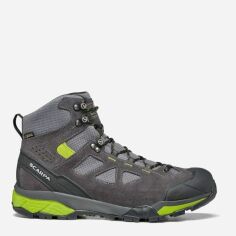 Акція на Чоловічі черевики для трекінгу високі з Gore-Tex Scarpa ZG Lite GTX 67080-200-2 42.5 (8 1/2UK) 27.5 см Dark Gray/Spring від Rozetka