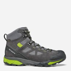 Акція на Чоловічі черевики для трекінгу високі з Gore-Tex Scarpa ZG Lite GTX Wide 67080-200-5 43.5 (9 1/3UK) 28 см Dark Gray/Spring від Rozetka