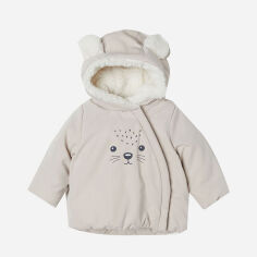 Акция на Дитяча демісезонна куртка для дівчинки H&M 647689 56 см Бежева от Rozetka