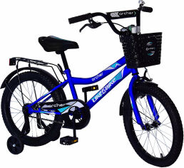 Акція на Велосипед детский 2-х колесный 14" 211411 Like2bike Archer, синий, рама сталь, со звонком від Stylus