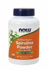 Акция на Now Foods Spirulina Powder Спирулина органическая 113 г от Stylus
