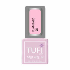 Акція на Гель-лак для нігтів Tufi profi Premium Flamingo 25 Ніжна пелюстка, 8 мл від Eva