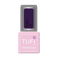 Акция на Гель-лак для нігтів Tufi Profi Premium Purple 22 Пурпур, 8 мл от Eva