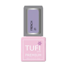 Акція на Гель-лак для нігтів Tufi profi Premium French 21 Романтичний бузок, 8 мл від Eva