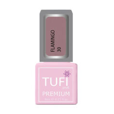 Акція на Гель-лак для нігтів Tufi profi Premium Flamingo 30 Кришталева троянда, 8 мл від Eva