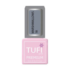 Акция на Гель-лак для нігтів Tufi Profi Premium Marshmallows 18 Світло-сірий, 8 мл от Eva