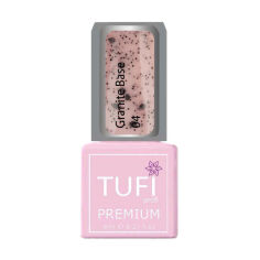 Акція на База для гель-лаку Tufi profi Premium Granite Base 04 Пастельний рожевий, 8 мл від Eva