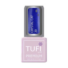 Акция на Гель-лак для нігтів Tufi Profi Premium Crystal Cat 20 Танзаніт, 8 мл от Eva