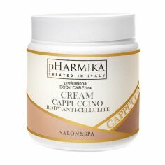 Акція на Антицелюлітний крем для тіла pHarmika Сream Cappuccino Body Anti-Cellulite, 500 мл від Eva
