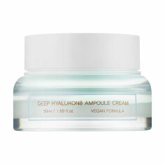 Акція на Зволожувальний ампульний крем для обличчя Eyenlip Deep Hyaluron8 Ampoule Cream, 50 мл від Eva