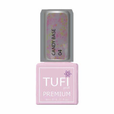 Акція на База для гель-лаку Tufi profi Premium Candy Base, 04 Щербет, 8 мл від Eva