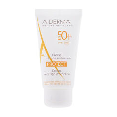 Акция на Сонцезахисний крем для тіла A-Derma Protect Cream Very High Protection SPF 50+, 40 мл от Eva