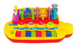 Акція на Піаніно Kiddi Smart Звірята на гойдалці (063412) від Будинок іграшок