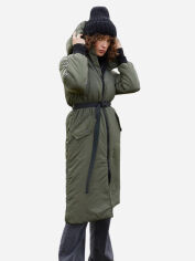 Акция на Куртка зимова довга жіноча Gepur 45270 M Зелена от Rozetka
