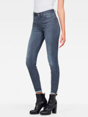 Акция на Джинси Skinny жіночі G-Star Raw D07113-9296-071 23-30 Сіро-Сині от Rozetka