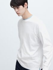 Акція на Світшот чоловічий Uniqlo 636832396 XXL Білий від Rozetka
