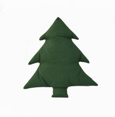 Акція на Декоративная новогодняя подушка-игрушка Елка Прованс зеленая 40х47 см від Podushka