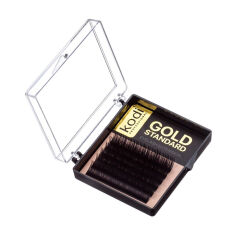 Акция на Вії для нарощування D 0.1 Kodi Professional (6 рядів: 11 мм) упаковка Gold Standard от Eva