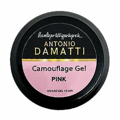 Акция на Камуфлювальний гель для нігтів Antonio Damatti Camouflage Gel Pink, 15 мл от Eva