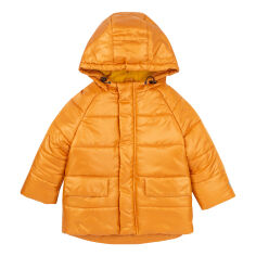 Акция на Зимняя куртка для мальчика Бемби КТ308 охра 110 от Podushka
