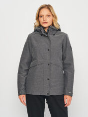 Акция на Куртка демісезонна з капюшоном жіноча Jack Wolfskin Snowy Park Jkt W 1116051-6000 M Чорна от Rozetka