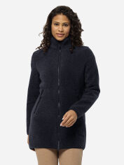 Акція на Куртка демісезонна жіноча Jack Wolfskin High Curl Coat W 1708722-1010 L Синя від Rozetka