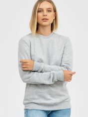 Акція на Світшот на флісі жіночий Ray Basic U0301W 3XL Сірий від Rozetka