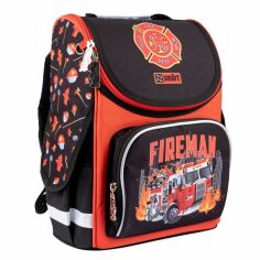 Акция на Шкільний рюкзак каркасний Smart PG-11 Fireman (559015) от Y.UA