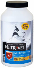 Акция на Мультивітаміни Nutri-Vet Multi-Vite для собак, жувальні таблетки 180 табл. (55959) от Y.UA