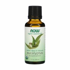 Акція на Ефірна олія Now Foods Organic Essential Oils 100% Pure & Certified Organic Eucalyptus Евкаліпта, 30 мл від Eva