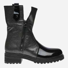 Акція на Жіночі зимові черевики високі Maurizi 504-1 37 23.5 см Чорні-нікель від Rozetka