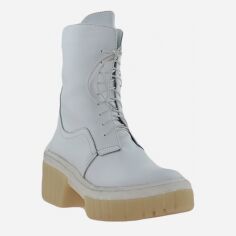 Акція на Жіночі зимові черевики високі Dalis RD735 37 23.5 см Білі від Rozetka