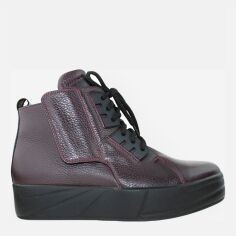 Акція на Жіночі зимові черевики низькі Vito Villini RV079-22 37 23.5 см Бордові від Rozetka