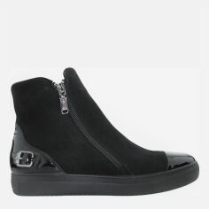 Акция на Жіночі зимові черевики Vito Villini R083-11 37 23.5 см Чорні от Rozetka