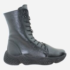 Акция на Жіночі зимові черевики високі Daragani RDL47-1 37 23.5 см Чорні от Rozetka