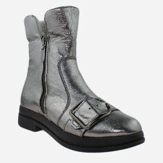 Акція на Жіночі зимові черевики високі Passati RP7725 36 23 см Сріблясті від Rozetka