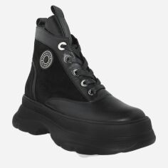 Акция на Жіночі зимові черевики високі Passati RP7165 37 23.5 см Чорні от Rozetka