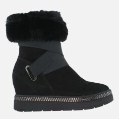 Акція на Жіночі зимові черевики високі Dalis RD583-11 37 23.5 см Чорні від Rozetka