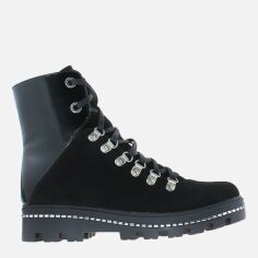 Акція на Жіночі зимові черевики високі Dalis RD613-11 37 23.5 см Чорні від Rozetka
