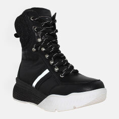 Акция на Жіночі зимові черевики високі Favi RF01130 37 23.5 см Чорні от Rozetka
