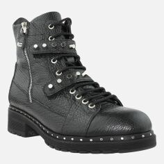 Акция на Жіночі зимові черевики високі Favi RF6611-22 37 23.5 см Чорні от Rozetka