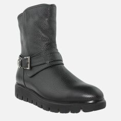 Акция на Жіночі зимові черевики високі Favi RF1855-22 37 23.5 см Чорні от Rozetka