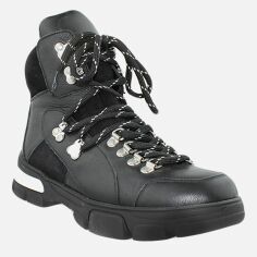 Акция на Жіночі зимові черевики високі Favi RF2066 37 23.5 см Чорні от Rozetka