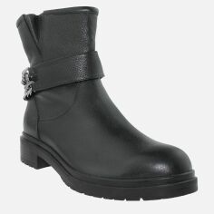 Акція на Жіночі зимові черевики високі Favi RF0555 37 23.5 см Чорні від Rozetka
