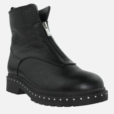 Акція на Жіночі зимові черевики високі Favi RF06621 37 23.5 см Чорні від Rozetka