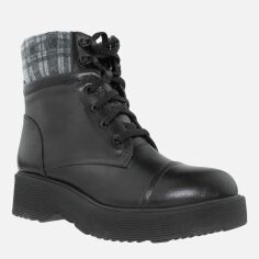 Акция на Жіночі зимові черевики високі Favi RF1515 37 23.5 см Чорні от Rozetka