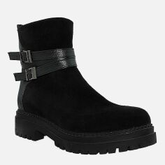 Акция на Жіночі зимові черевики високі Favi RF01112-11 37 23.5 см Чорні от Rozetka