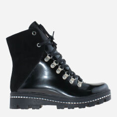 Акція на Жіночі зимові черевики високі Dalis RD612 37 23.5 см Чорні від Rozetka