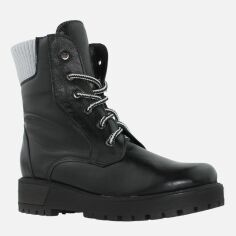 Акція на Жіночі зимові черевики високі Gampr RG368 36 23 см Чорні від Rozetka