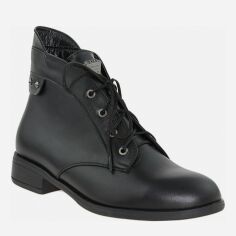 Акция на Жіночі черевики низькі Alvista RALB-19 37 23.5 см Чорні от Rozetka